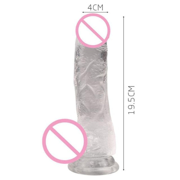 Ice Jelly Rubber Dildo