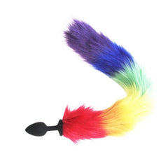 15' Silicone Rainbow Sisandsis Dress Tail Plug