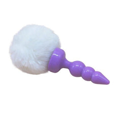 4.5'*2' Silicone 3 Beaded Tail Plug