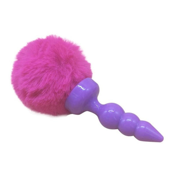 4.5'*2' Silicone 3 Beaded Tail Plug