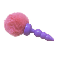 4.5'*2' Silicone 3 Beaded Tail Plug