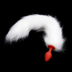 17' Silicone Gray Cat Tail Plug