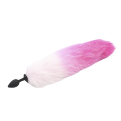 17' Silicone Purple Fox Tail Plug