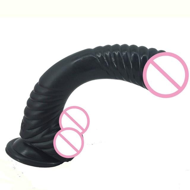 Winding Pattern of Sisandsis Dress 11 Inch Suction Cup Dildo