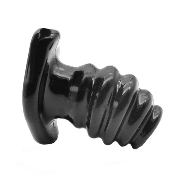 Ribbed Silicone Tunnel Butt Plug