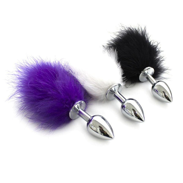 3' Stainless Steel Variety of Colors Sisandsis Dress Tail Plug