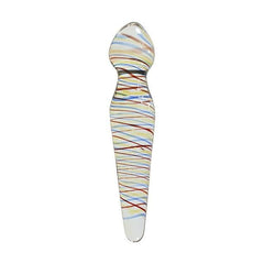 Tapered Glass 6 Inch Colorful Dildo