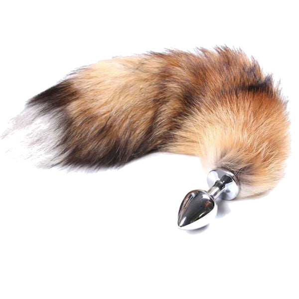 17' Stainless Steel Brown Fox Tail Plug