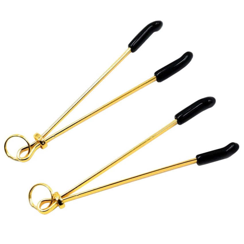 Golden Nipple Clamps for Couples