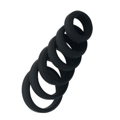 Stronger Erections Black Cock Ring