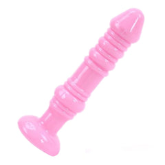 Threaded Silicone Jelly 5 Inch Anal Dildo