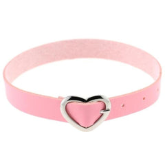 Cute Heart-Shaped Buckle Baby Girl Collar