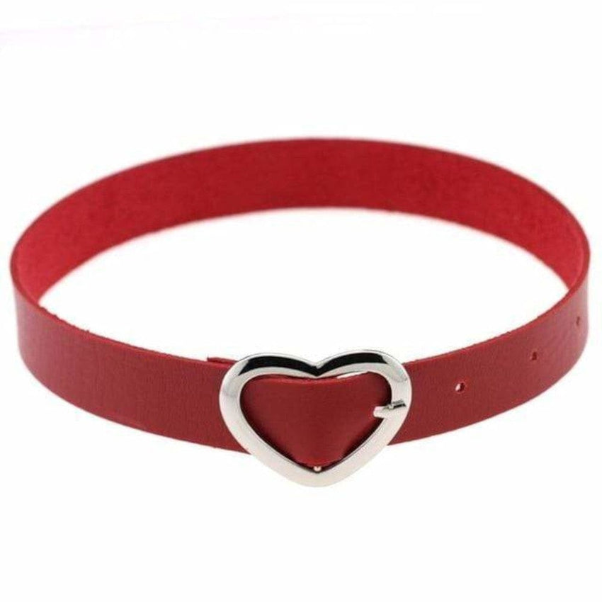 Cute Heart-Shaped Buckle Baby Girl Collar