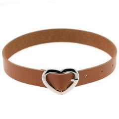 Cute Heart-Shaped Buckle Baby Girl Collar