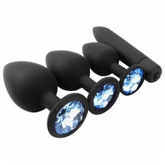 Diamond Butt Plug Set (4 Piece)