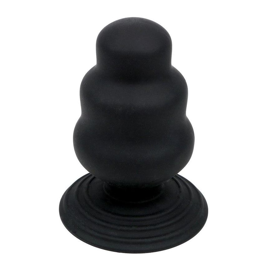 Triple Ripple 2 Inch Wide Butt Plug | Layer Suction Cup Butt Plug 3.54 Inches Long