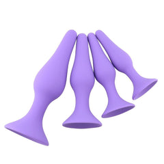 Hypoallergenic Silicone 4-Piece Anal Training Kit