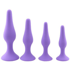 Hypoallergenic Silicone 4-Piece Anal Training Kit