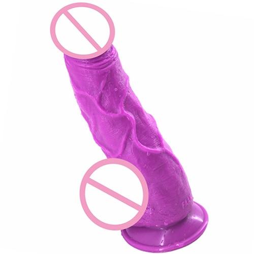 Wanking Realistic Dildo With Suction Cup