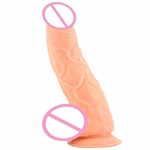 Wanking Realistic Dildo With Suction Cup