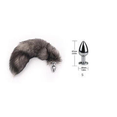 Realistic Animal Metallic Tail Butt Plug