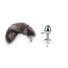 Realistic Animal Metallic Tail Butt Plug