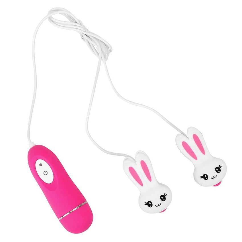 Cute Bunny Vibrating Nipple Clamps