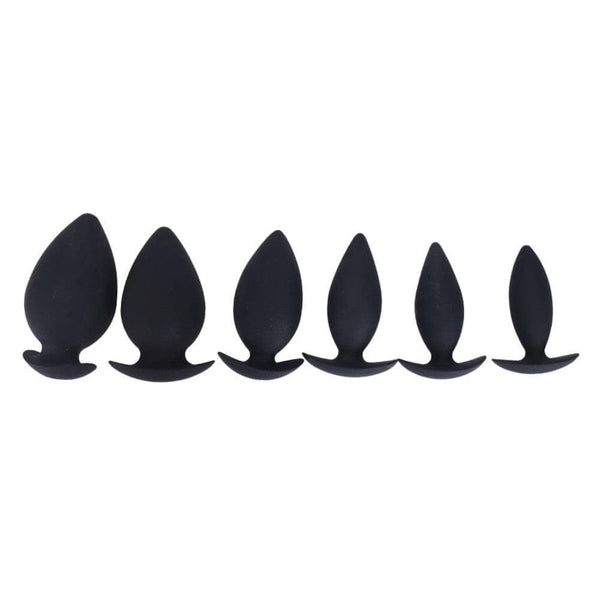 Convex-Shaped Silicone Butt Plug 3.7 to 4.72 Inches Long