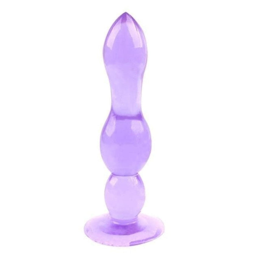 Soft and Waterproof Suction Cup Butt Plug 4.92 Inches Long