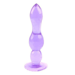 Soft and Waterproof Suction Cup Butt Plug 4.92 Inches Long