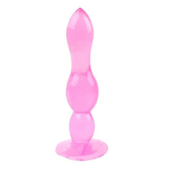 Soft and Waterproof Suction Cup Butt Plug 4.92 Inches Long