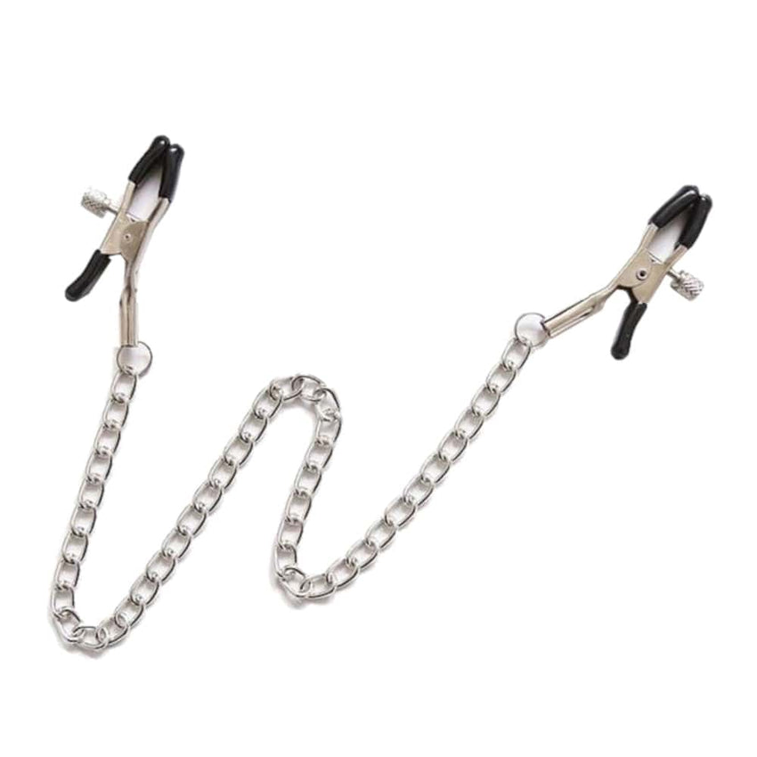 Erotic Nipple Clamps With Chain