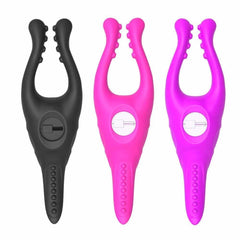 Silicone Vibrating Clitoris Clamp