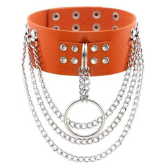 Multilayer Gothic Appeal Leather Choker