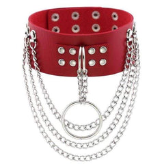 Multilayer Gothic Appeal Leather Choker