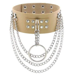 Multilayer Gothic Appeal Leather Choker