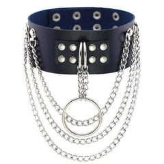 Multilayer Gothic Appeal Leather Choker