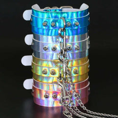 Sisandsis Dress Holographic BDSM Collar