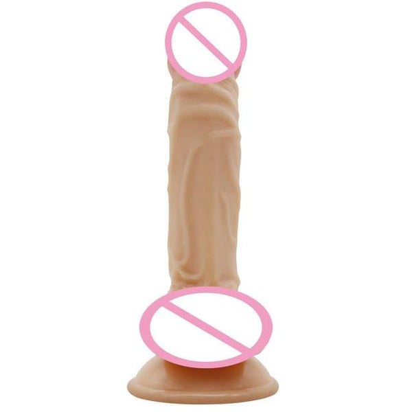 Sisandsis Dress 7 Inch Dildo With Balls and Suction Cup