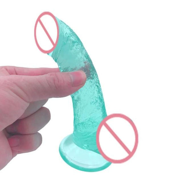 6 Inch Flexible Dildo With Suction Cup