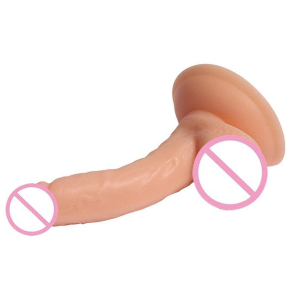 Cute 5 Inch Suction Cup Dildo With Balls