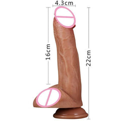 Sisandsis Dress 8 Inch Realistic Suction Cup Dildo With Balls