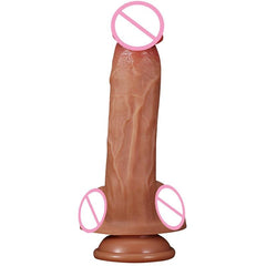 Sisandsis Dress 8 Inch Realistic Suction Cup Dildo With Balls