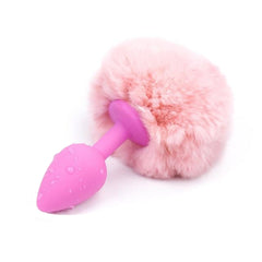 Fluffy Bunny Tail Butt Plug