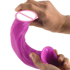 Slim and Flexible 8 Inch Dildo With Suction Cup