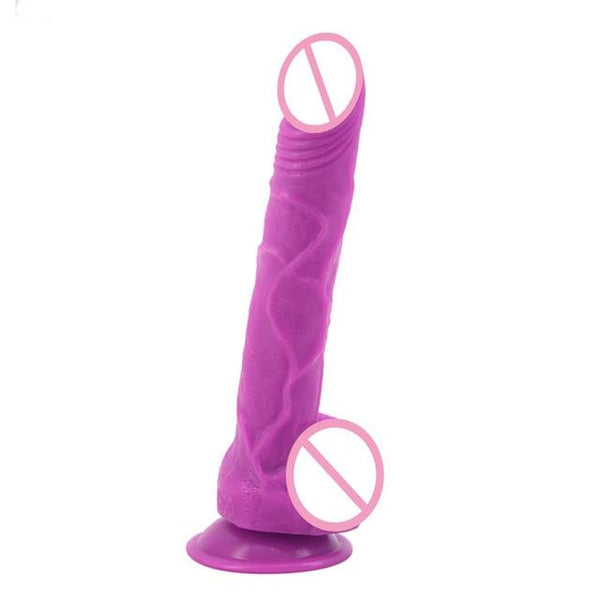 Sisandsis Dress 9 Inch Suction Cup Dildo With Testicles