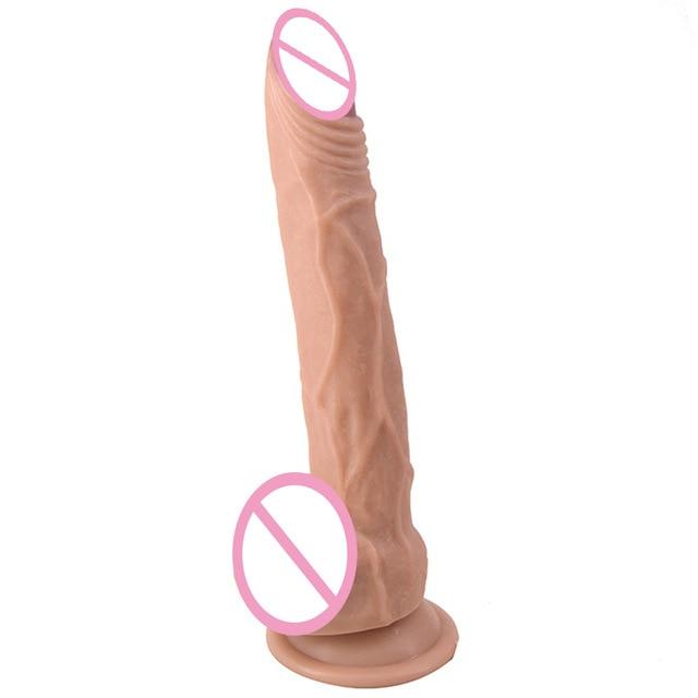 Sisandsis Dress 9 Inch Suction Cup Dildo With Testicles