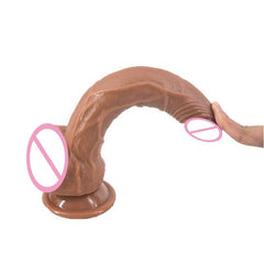 Sisandsis Dress 9 Inch Suction Cup Dildo With Testicles