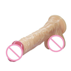 Pink Glans 9 Inch Realistic Dildo With Suction Cup