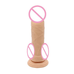 Realistic Super Sucker Suction Cup Dildo With Balls